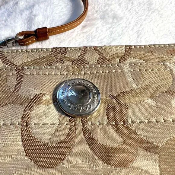 Coach Signature C  Wristlet - EUC - Picture 2 of 5